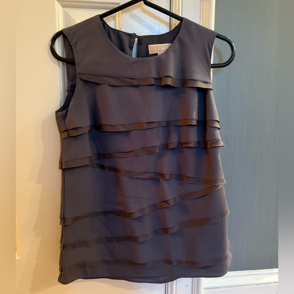 Michael Kors Charcoal Gray Top